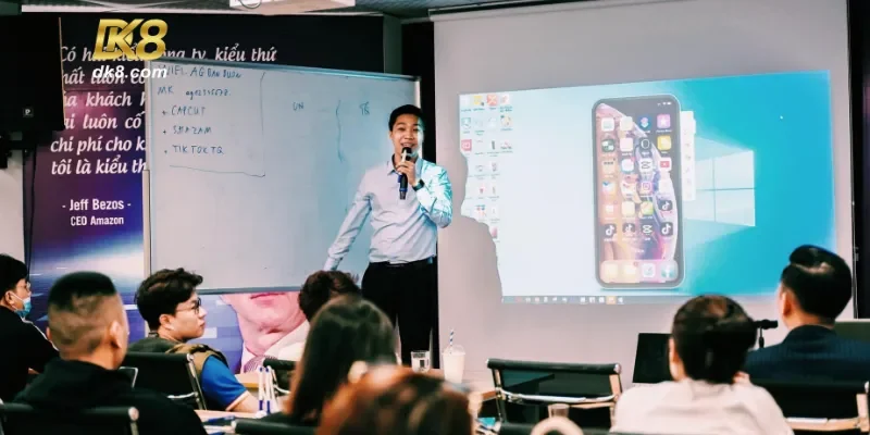 CEO Đình Mạnh xây dựng DK8 với tâm huyết và sự tỉ mỉ